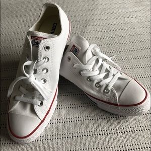 Brand new white converse